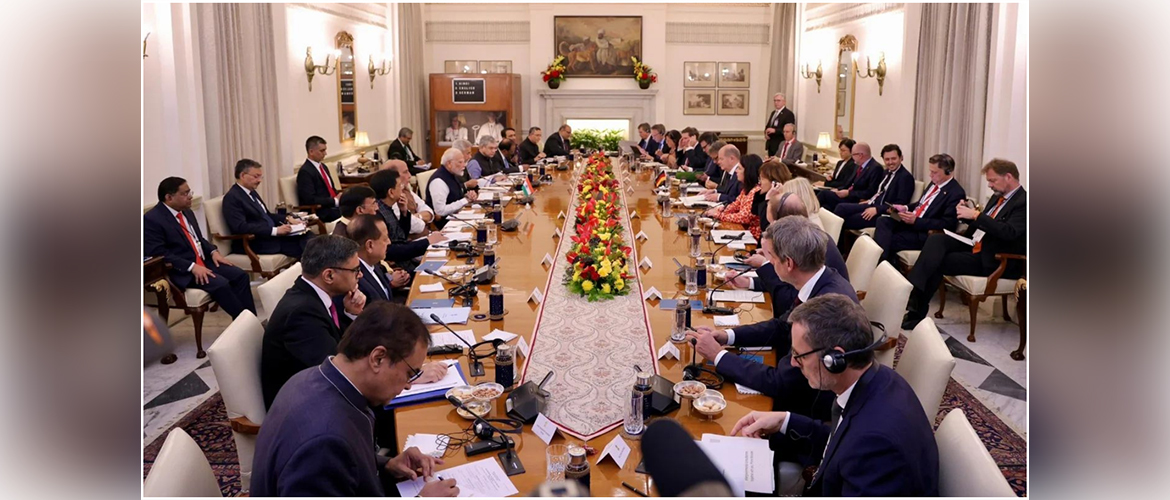 IGC Plenary co-chaired by PM Narendra Modi and Chancellor Olaf Scholz on 25.10.24 